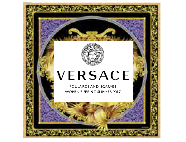 VERSACE FOULARD AND SCARVES